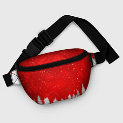 Поясная сумка Christmas pattern, цвет: 3D-принт — фото 2