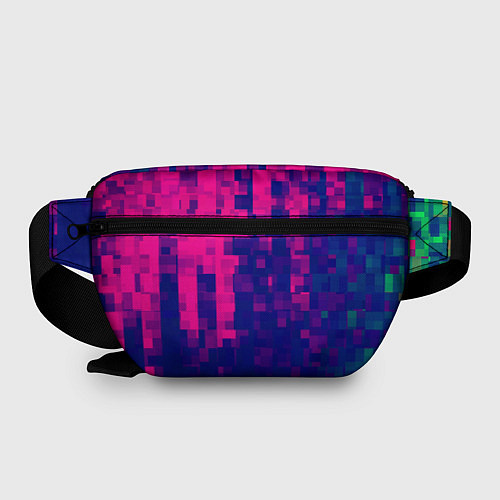Поясная сумка BTS: Blue & Pink Neon / 3D-принт – фото 2