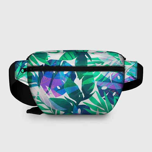 Поясная сумка Зеленые тропики / 3D-принт – фото 2