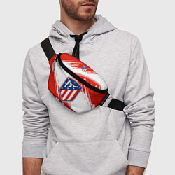 Поясная сумка ФК Атлетико Мадрид, цвет: 3D-принт — фото 2