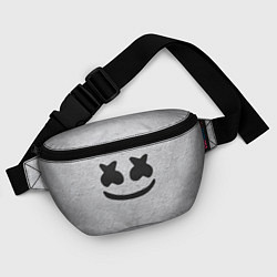 Поясная сумка Marshmello: Grey Face, цвет: 3D-принт — фото 2