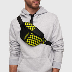 Поясная сумка Testing ASAP Rocky: Yellow Grid, цвет: 3D-принт — фото 2