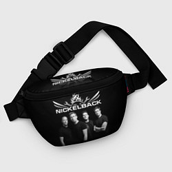 Поясная сумка Nickelback Band, цвет: 3D-принт — фото 2