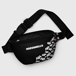 Поясная сумка Marshmello: Dark Side, цвет: 3D-принт — фото 2