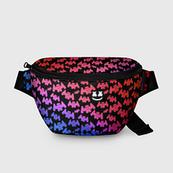 Поясная сумка Marshmello: Pink & Violet, цвет: 3D-принт