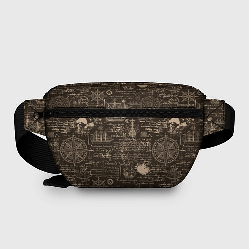 Поясная сумка Старая рукопись путешественника / 3D-принт – фото 2
