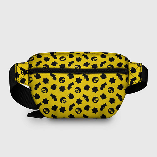 Поясная сумка Brawl Stars: Yellow & Black / 3D-принт – фото 2