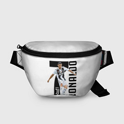 Поясная сумка Ronaldo the best, цвет: 3D-принт