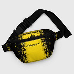 Поясная сумка Cyberpunk 2077 Samurai logo, цвет: 3D-принт — фото 2