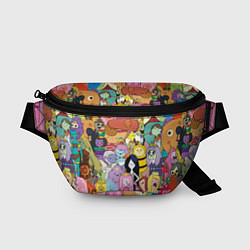 Поясная сумка Adventure time, цвет: 3D-принт