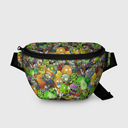 Поясная сумка PLANTS VS ZOMBIES, цвет: 3D-принт