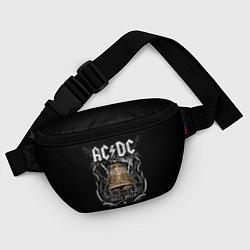 Поясная сумка ACDC - hells bells, цвет: 3D-принт — фото 2