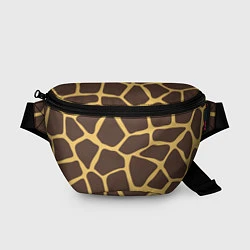 Поясная сумка Окрас жирафа, цвет: 3D-принт