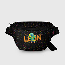 Поясная сумка Brawl Stars Leon, Dab, цвет: 3D-принт