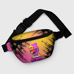 Поясная сумка Бравл старс Сэнди, цвет: 3D-принт — фото 2
