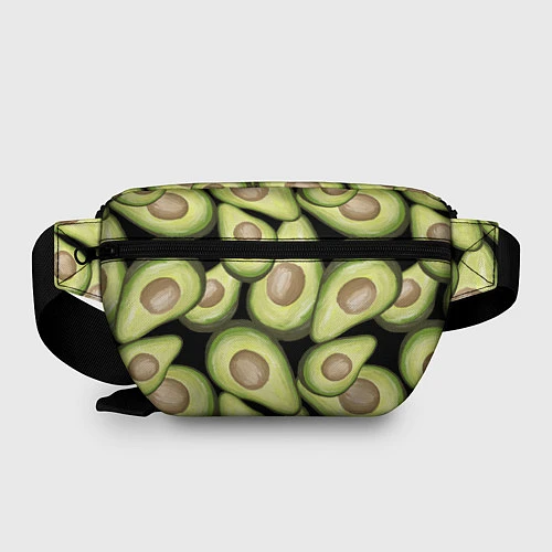 Поясная сумка Avocado background / 3D-принт – фото 2