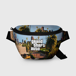 Поясная сумка Grand Theft Auto, цвет: 3D-принт