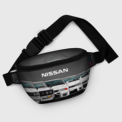 Поясная сумка NISSAN, цвет: 3D-принт — фото 2