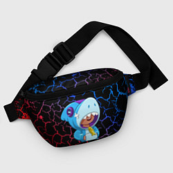 Поясная сумка Brawl Stars Leon Skin Shark, цвет: 3D-принт — фото 2