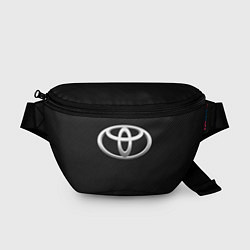 Поясная сумка Toyota carbon, цвет: 3D-принт