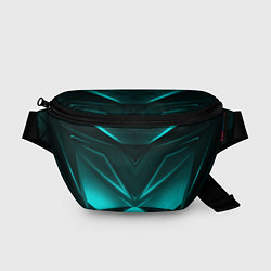 Поясная сумка NEON GEOMETRY STRIPES, цвет: 3D-принт