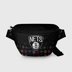 Поясная сумка Brooklyn Nets 1, цвет: 3D-принт