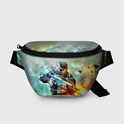 Поясная сумка CRYSIS, цвет: 3D-принт