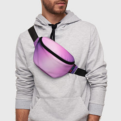 Поясная сумка Нежный фиолет, цвет: 3D-принт — фото 2