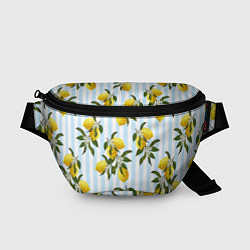 Поясная сумка Лимоны, цвет: 3D-принт