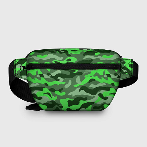 Поясная сумка CAMOUFLAGE GREEN / 3D-принт – фото 2