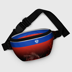 Поясная сумка Россия огонь, цвет: 3D-принт — фото 2