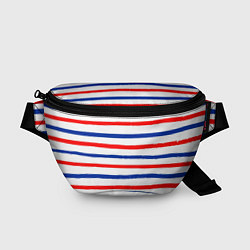 Поясная сумка Морская полоска, цвет: 3D-принт