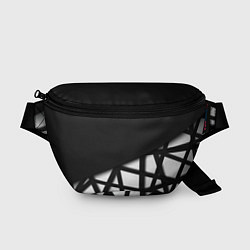Поясная сумка BLACK GEOMETRY, цвет: 3D-принт
