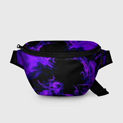 Поясная сумка ФИОЛЕТОВЫЙ ОГОНЬ, цвет: 3D-принт
