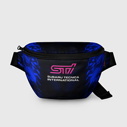Поясная сумка SUBARU STI Z, цвет: 3D-принт