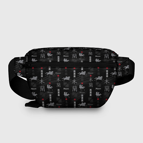 Поясная сумка Mulan Black Pattern / 3D-принт – фото 2