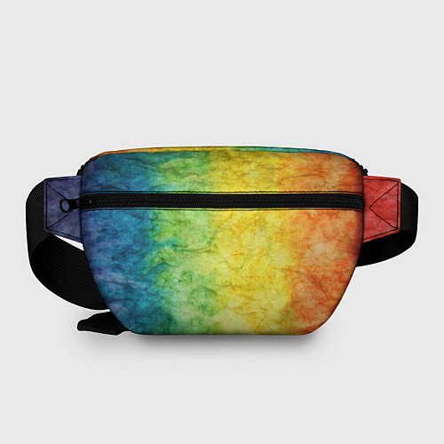 Поясная сумка Разноцветный акварель градиент / 3D-принт – фото 2