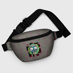 Поясная сумка Pixel Morty, цвет: 3D-принт — фото 2