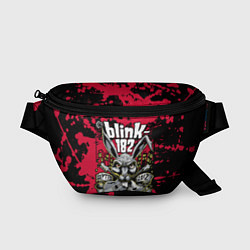 Поясная сумка Blink 182, цвет: 3D-принт