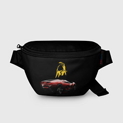 Поясная сумка Lamborghini - motorsport, цвет: 3D-принт