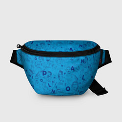 Поясная сумка Наполи Блю, цвет: 3D-принт