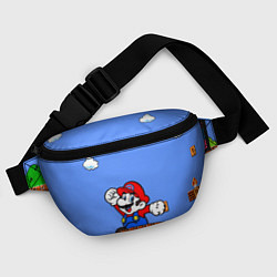 Поясная сумка Mario, цвет: 3D-принт — фото 2