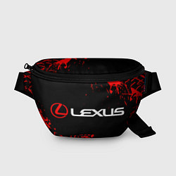 Поясная сумка LEXUS ЛЕКСУС, цвет: 3D-принт