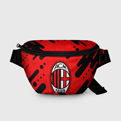 Поясная сумка AC MILAN МИЛАН, цвет: 3D-принт