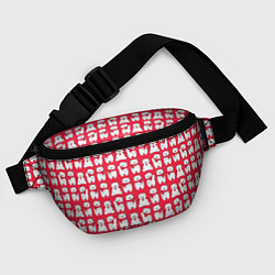 Поясная сумка Мишки в шарфиках, цвет: 3D-принт — фото 2