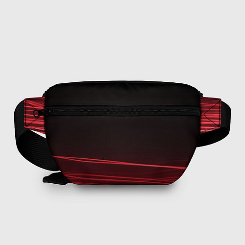 Поясная сумка Красное и Черное / 3D-принт – фото 2