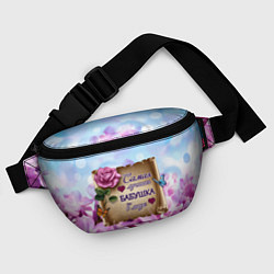 Поясная сумка Лучшая Бабушка, цвет: 3D-принт — фото 2