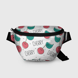 Поясная сумка Вишенки Cherry, цвет: 3D-принт