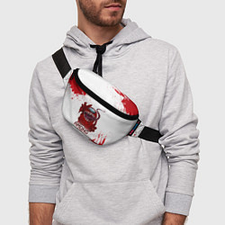 Поясная сумка AMONG US - МОНСТР, цвет: 3D-принт — фото 2