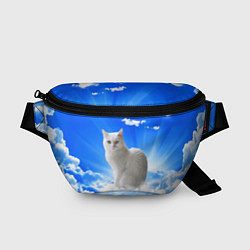 Поясная сумка Кот в облаках, цвет: 3D-принт